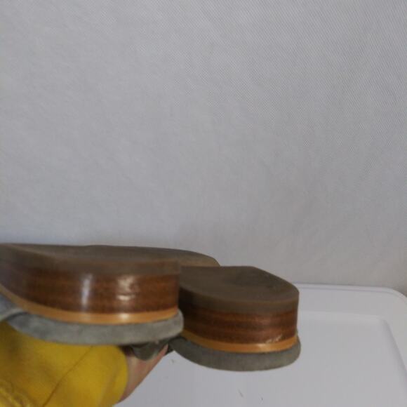 BP. Maddy Gray Suede Bow Mule Flats Neutral Office Size 9 - Picture 8 of 10